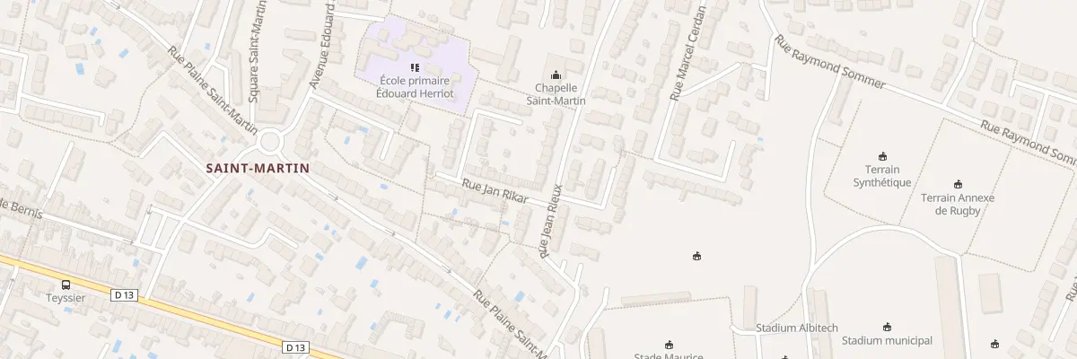 Plan du 24 Rue Jean Rieux à Albi