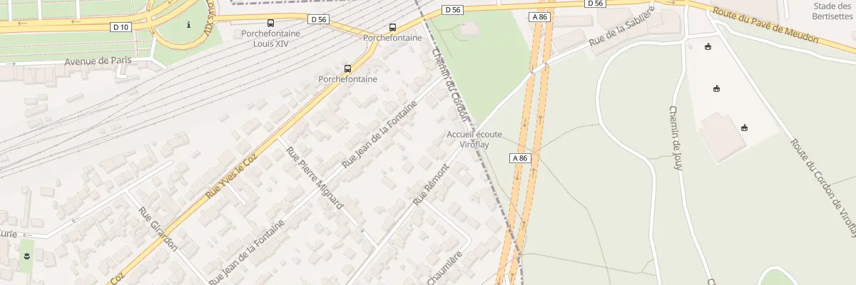 Plan du 6 Rue Rémont à Versailles