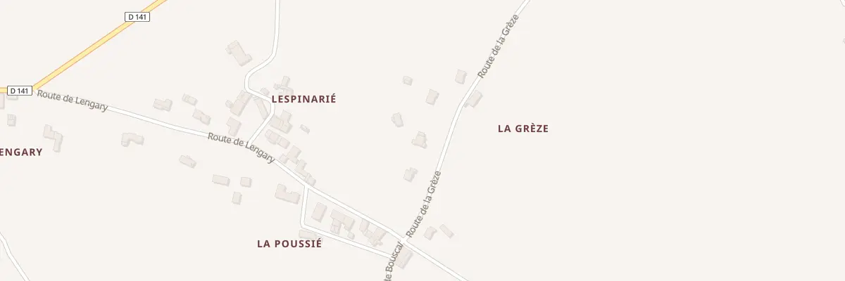 Plan du 5129 Lespinarie Hameau à Saint-Genest-de-Contest