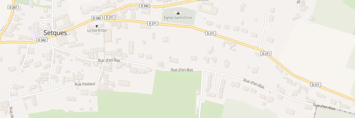Plan du 23A Rue d’En Bas à Setques