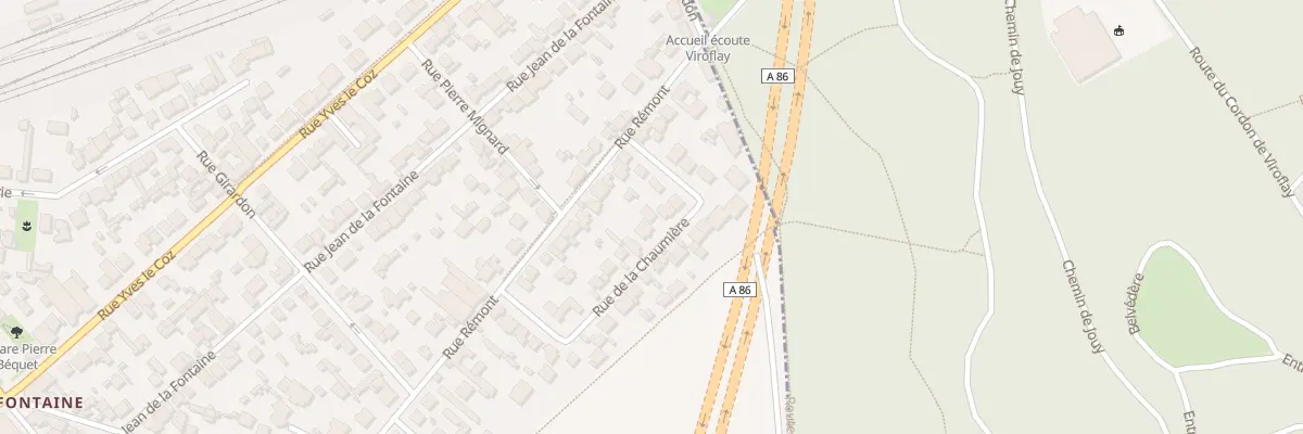Plan du 19 Rue de la Chaumière à Versailles