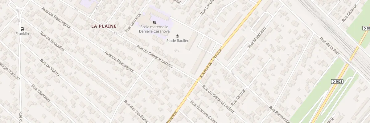Plan du 77 Rue General Leclerc à Sartrouville