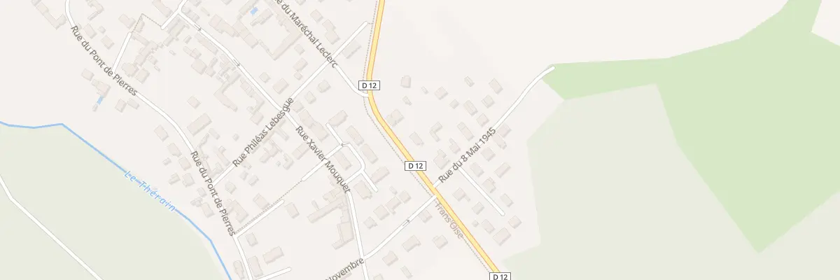 Plan du 4 Rue du Maréchal Leclerc à Therdonne