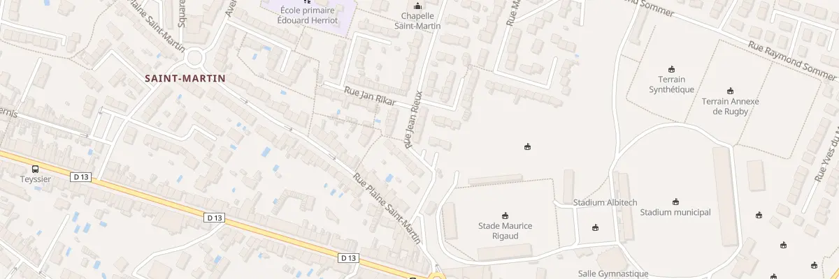 Plan du 5 Rue Jean Rieux à Albi