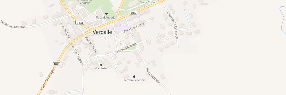 Plan du 11 Rue des Jardins à Verdalle