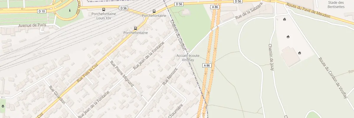 Plan du 4 Rue Rémont à Versailles