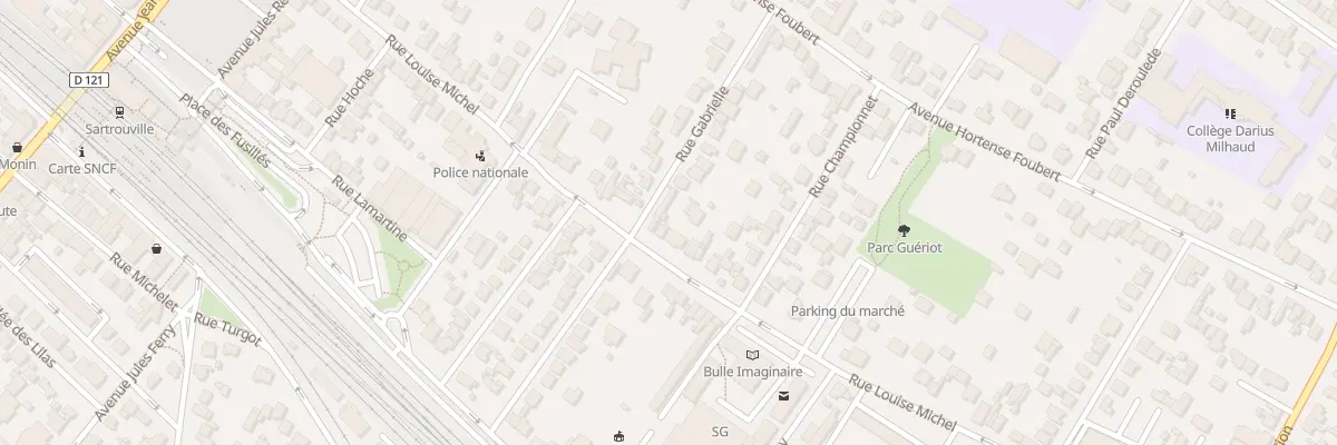 Plan du 61 Rue Louise Michel à Sartrouville