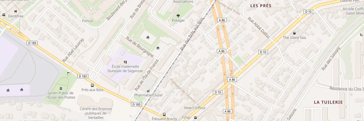 Plan du 78 Rue des Prés aux Bois à Viroflay