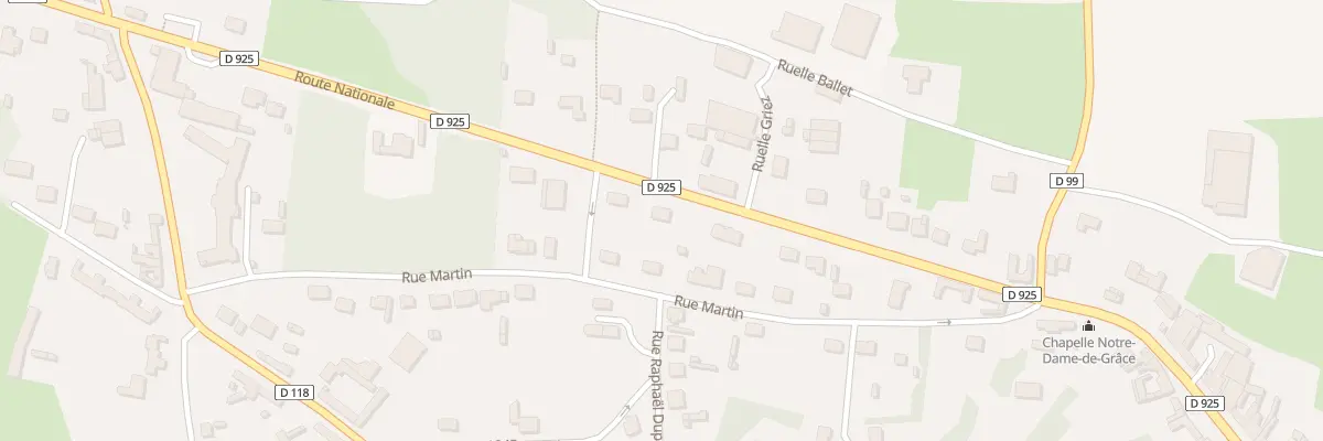 Plan du 85 Rte Nationale à Bernaville