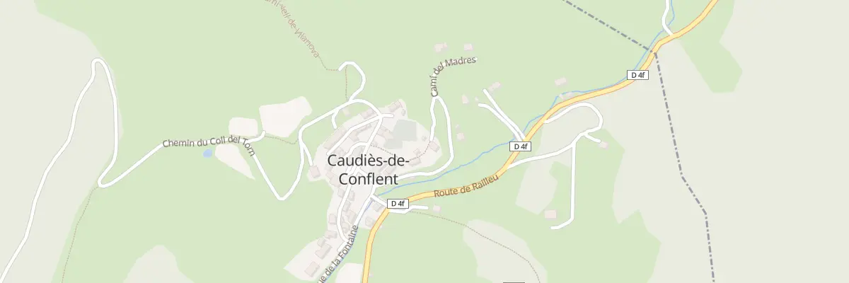 Plan du 2A Pas du Grand Rocher à Caudiès-de-Conflent