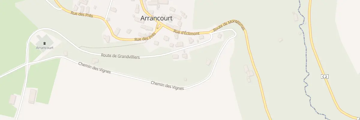Plan du 5900 Les Pentes d’Arrancourt à Arrancourt