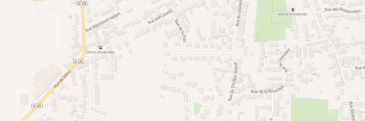 Plan du 11 Rue de la Paix à Andeville