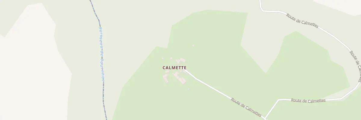 Plan du 5074 Calmette aux Albres