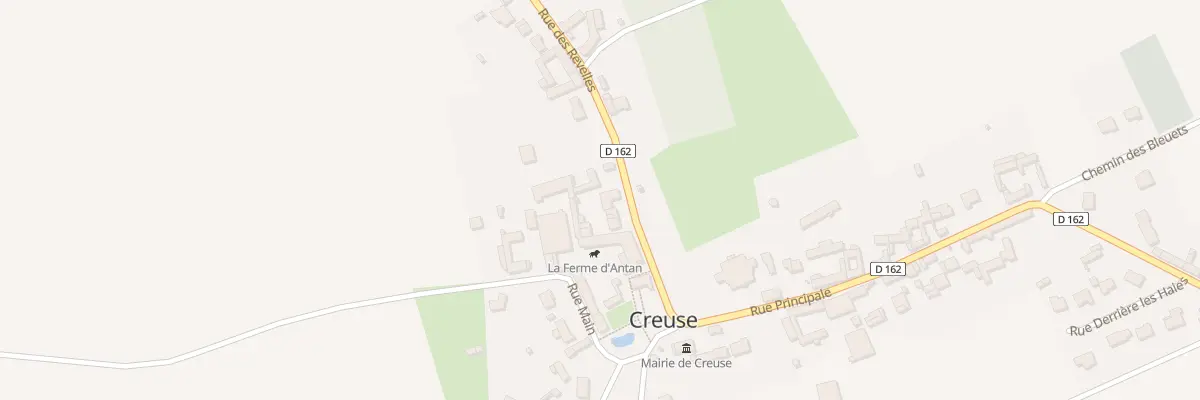 Plan du 5 Rue de Revelles à Creuse