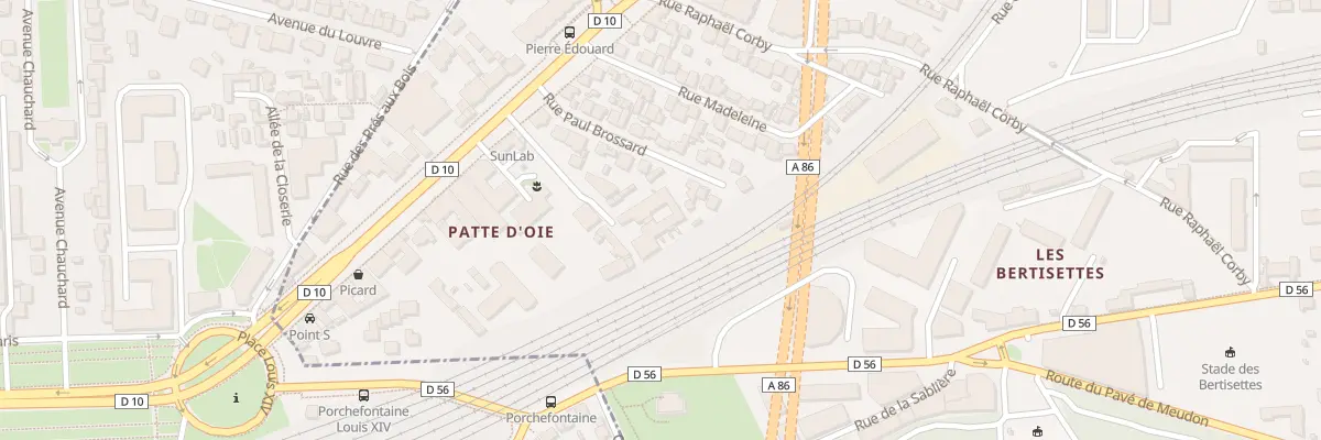 Plan du 183 Av du Général Leclerc à Viroflay