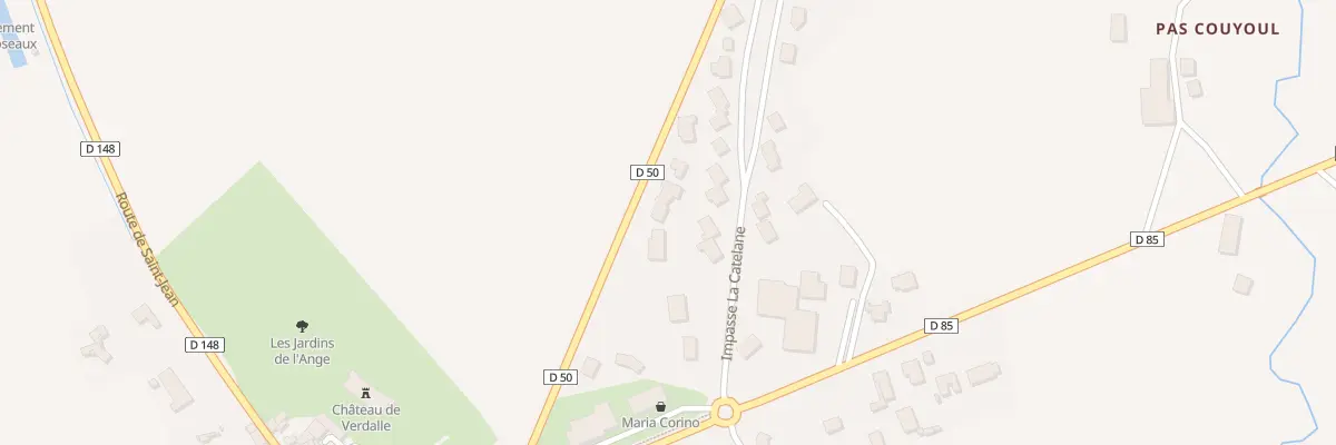 Plan du 8 Rte de Viviers à Verdalle