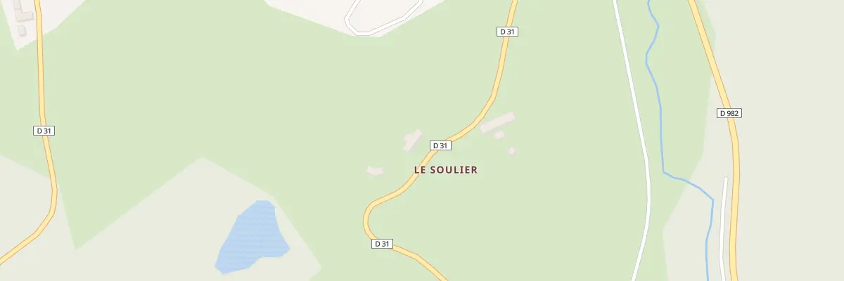 Plan du 2 Le Soulier à Clairavaux