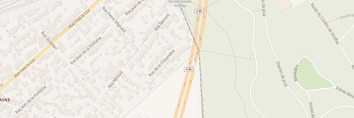 Plan du 36 Rue de la Chaumière à Versailles