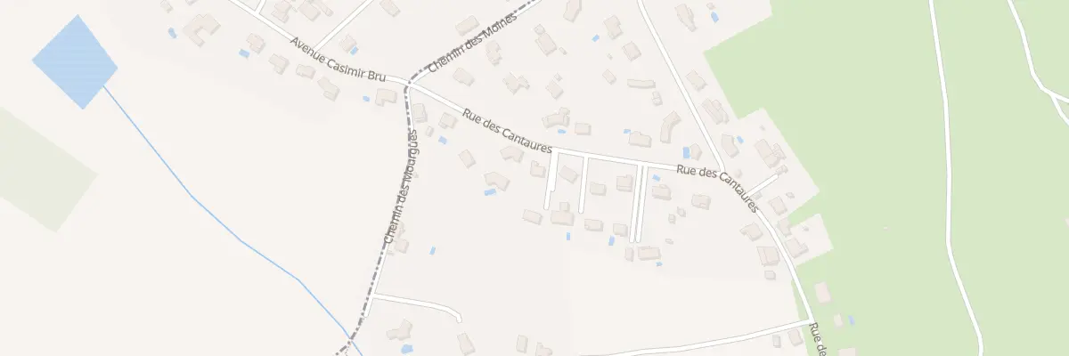 Plan du 857 Rue des Cantaures au Garric