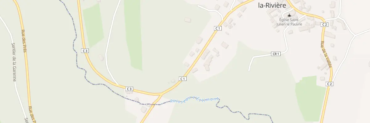 Plan du 2B Rue de Beauregard à Abbéville-la-Rivière