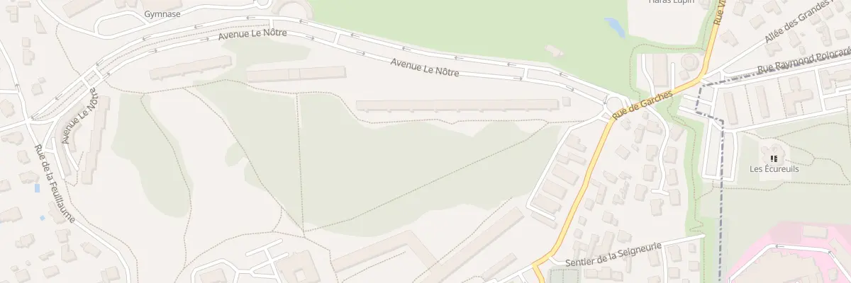 Plan du 1 Av le Nôtre à Vaucresson