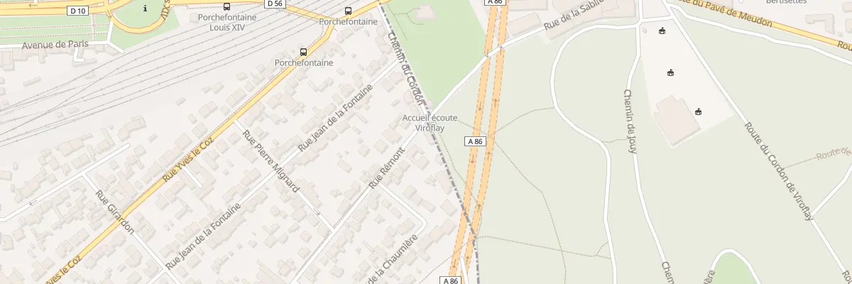 Plan du 1 Rue Rémont à Versailles