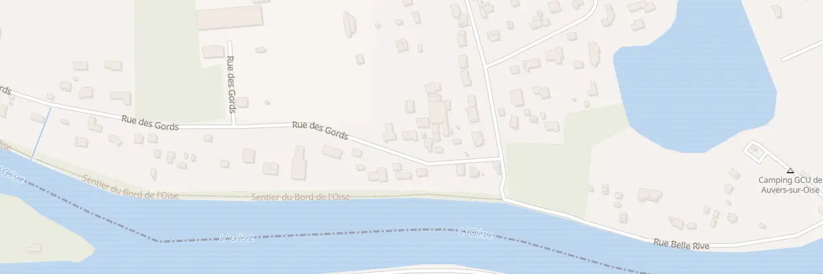 Plan du 10 Rue des Gords à Auvers-sur-Oise
