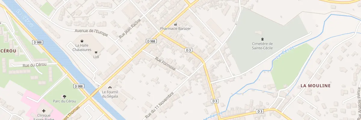 Plan du 20 Av St Jean à Carmaux