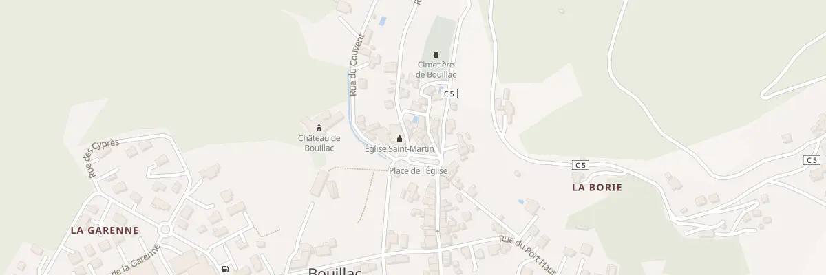 Plan du 22 Pl de l’Eglise à Bouillac
