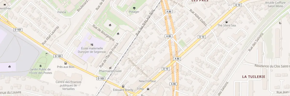 Plan du 34 Rue E Branly et E Roger à Viroflay