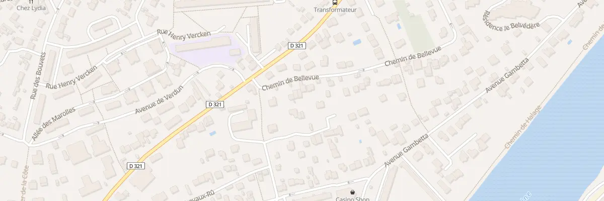 Plan du 5T Che de Bellevue à Chatou