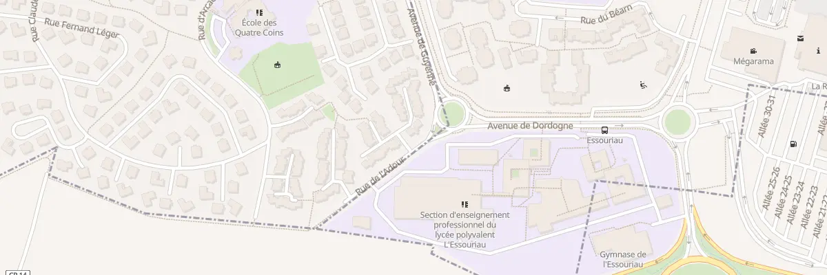 Plan du 2 Vc Placette des Arbousiers à Bures-sur-Yvette