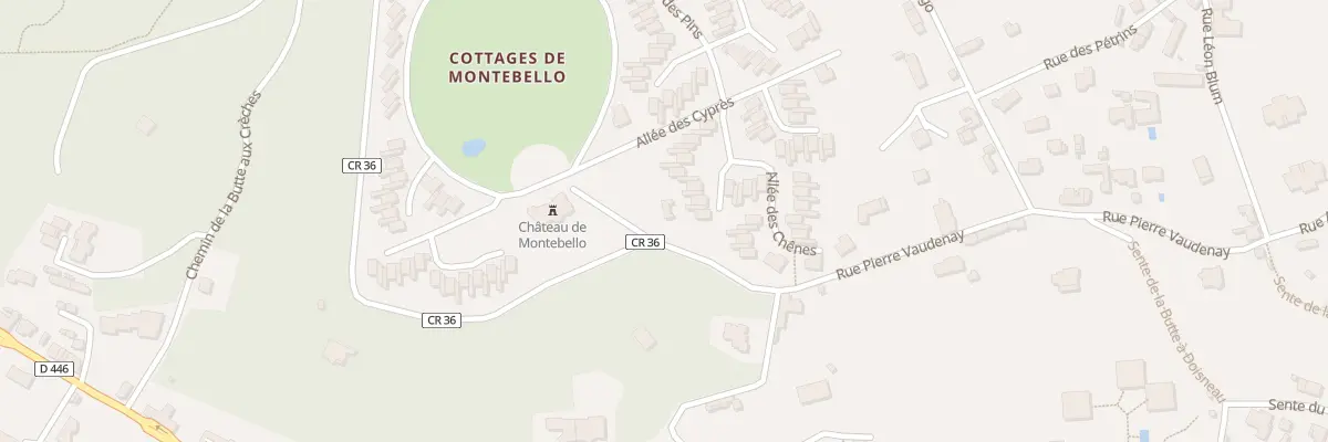 Plan du 9010 Che du Cordon à Jouy-en-Josas