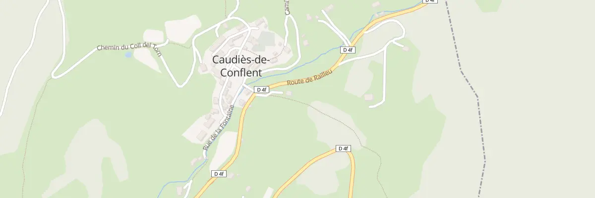 Plan du 25 Lou Bac à Caudiès-de-Conflent