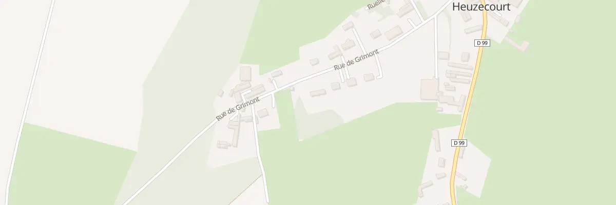 Plan du 18 Rue de Grimont à Heuzecourt