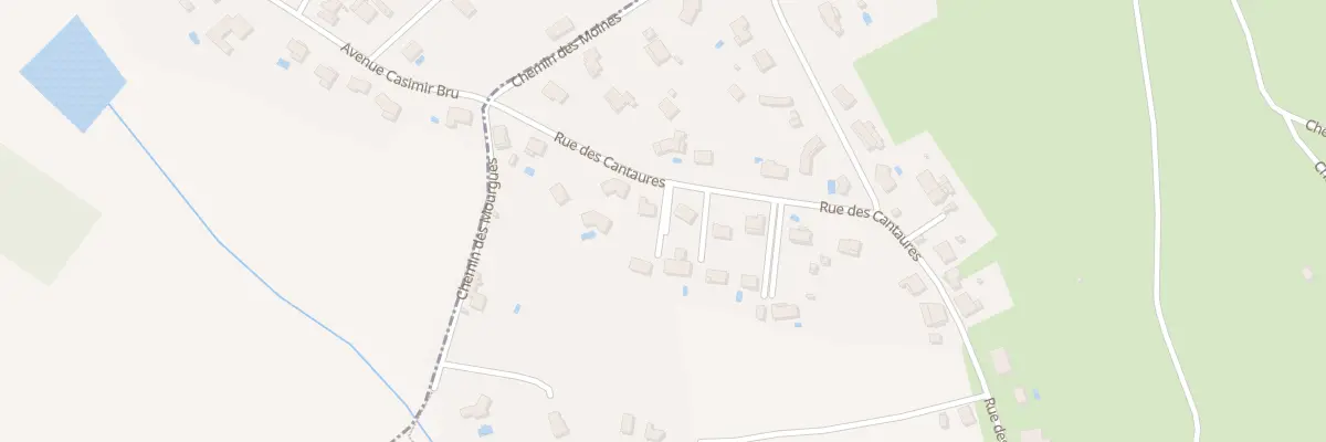 Plan du 849 Rue des Cantaures au Garric