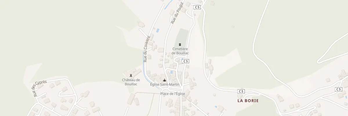 Plan du 7 Rte de la Colline à Bouillac