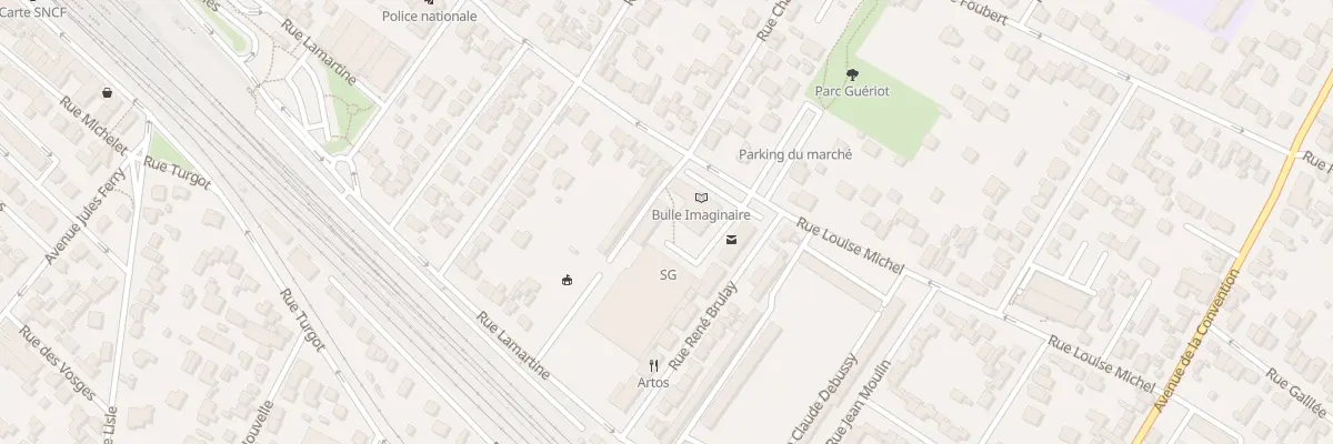 Plan du 78 Rue Louise Michel à Sartrouville