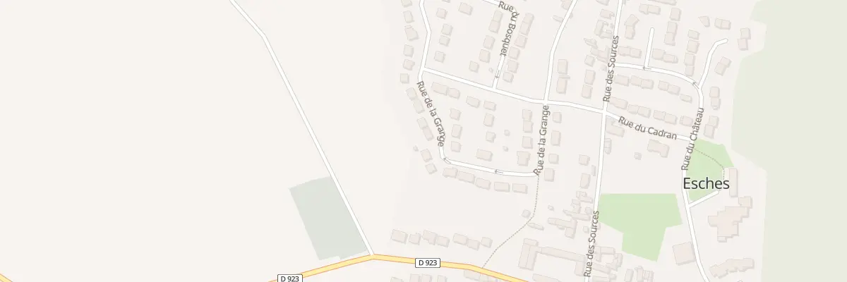 Plan du 23 Rue de la Grange à Esches