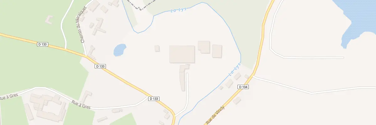 Plan du 2 Rte de Mencas à Matringhem