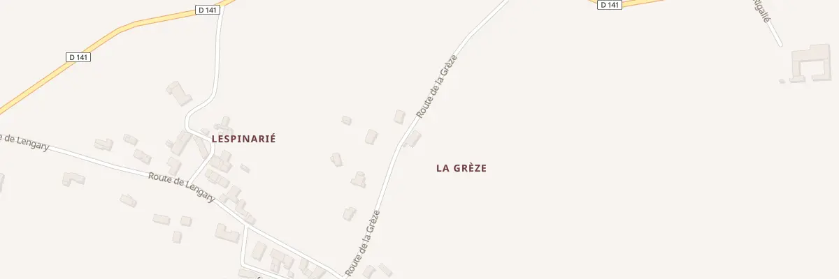 Plan du 5027 La Greze à Saint-Genest-de-Contest