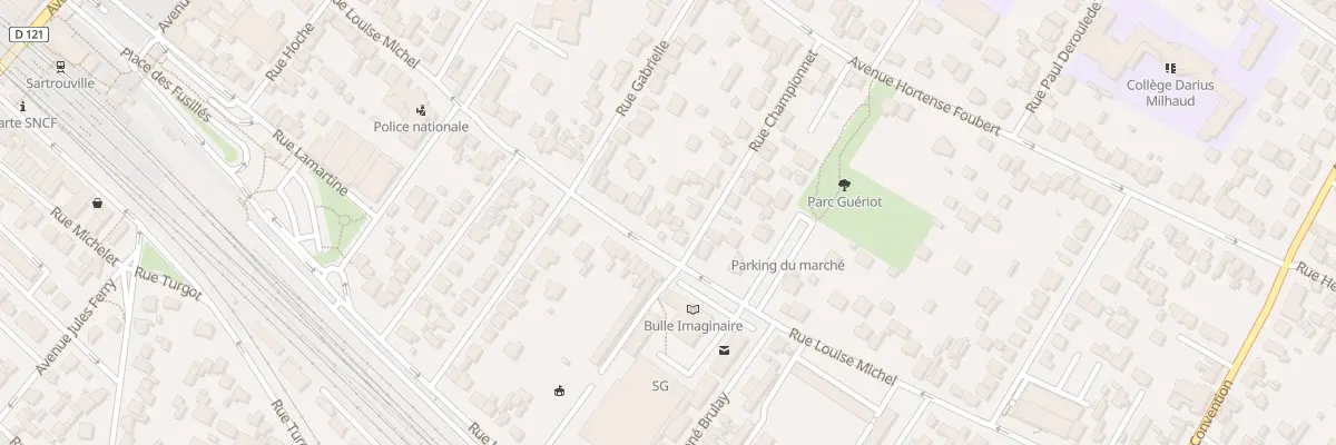 Plan du 73 Rue Louise Michel à Sartrouville