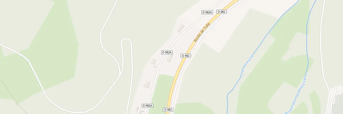 Plan du 5006 Les Vergnes de la Grattade à Croze