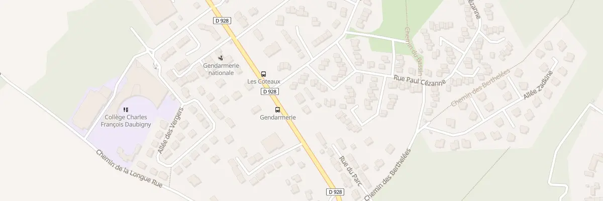 Plan du 30 Rue François Mitterrand à Auvers-sur-Oise