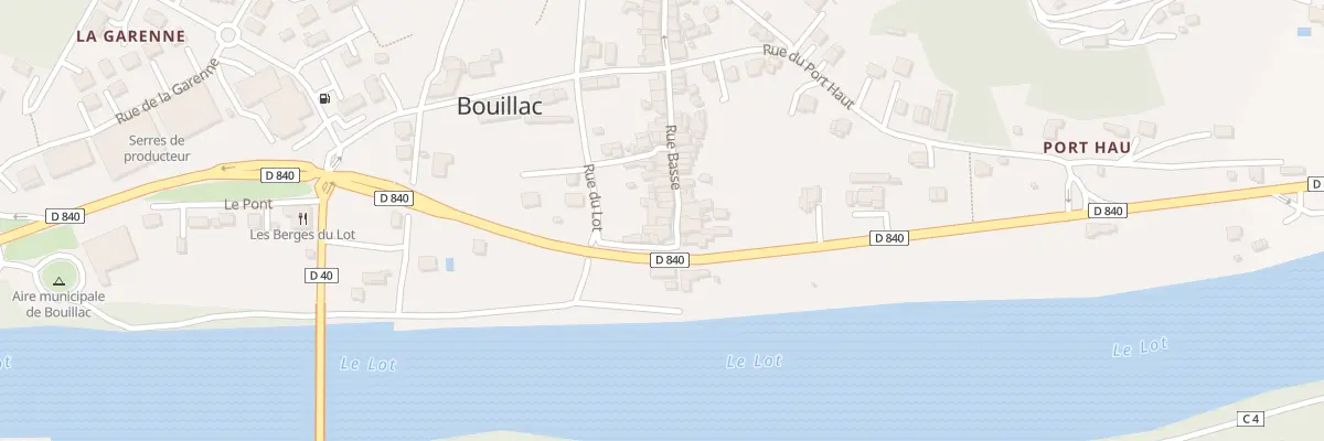 Plan du 20 Rue Basse à Bouillac