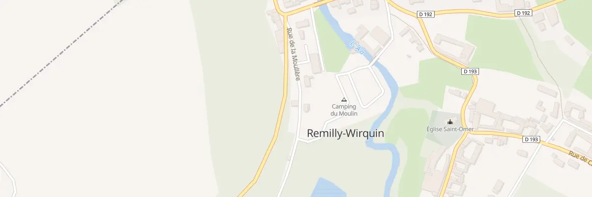 Plan du 2A Rue de la Moulière à Remilly-Wirquin