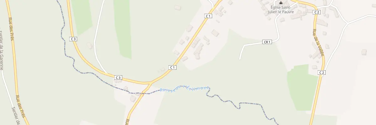 Plan du 3 Rue de Beauregard à Abbéville-la-Rivière