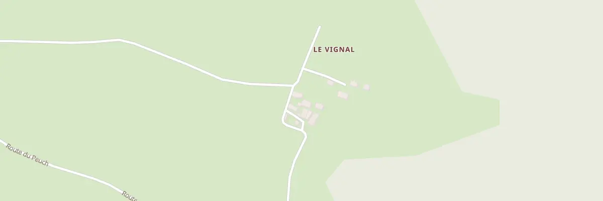 Plan du 5039 Le Vignal à Laval-sur-Luzège