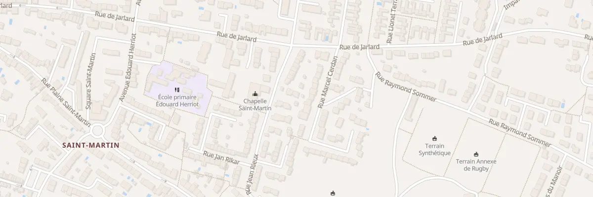 Plan du 33 Rue Jean Rieux à Albi