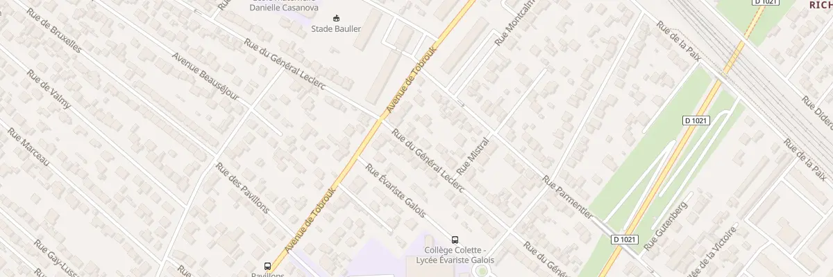 Plan du 89 Rue General Leclerc à Sartrouville